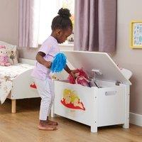 Liberty House Toys Fairy Wooden Toy Box in White