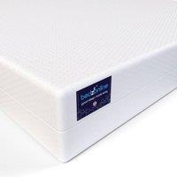 Bedzonline Wavy Memory Foam Therma Pure Mattress - 5FT King Size in White