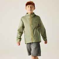 Regatta Lever Hooded Waterproof Jacket in Light Green | Size: 15-16 Years