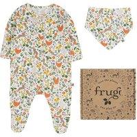 Frugi Girl's Lovely Gift Set in White | Size: 9-12 m