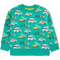 Frugi Boy's Superb Sweatshirt in Teal | Size: 5-6 Years