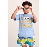 TOG24 'Suffolk' Shaun the Sheep Cool Kids Club T-Shirt in Light Blue | Size: 5-6 Years