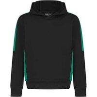 Finden & Hales Team Contrast Hoodie in Jet Black | Size: 9-10 Years