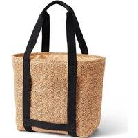 Lands' End Women's Straw Tote Bag in Light Beige