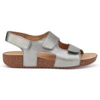 Hotter Women's Wide Fit 'Explore' Sandals in Metallics | Size: 6.5