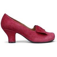 Hotter Women's Wide Fit 'Donna' Heels in Bright Pink | Size: 3