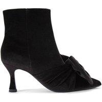 KG Kurt Geiger Women's 'Aria Bow' Velvet Boots in Black | Size: 3