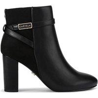 Carvela Women's 'Tempt Trim Ankle' Fabric Boots in Black | Size: 8