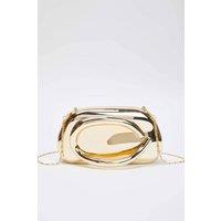 WOVCOR Women's Mini Metal Chain Strap Clutch Bag in Gold