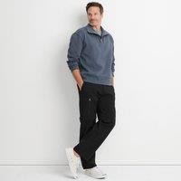 Lands' End Men's Trekking Zip-Off Trousers in Black | Size: 32