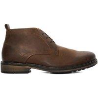 Dune London Men's 'Charleys' Leather Chukka Boots in Brown | Size: 8