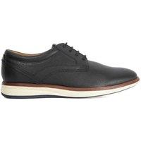 Dune London Men's Wide Fit 'Brydon' Leather Casual Shoes in Black | Size: 8