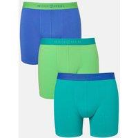 British Boxers Men's Pack of Three "Fresh Citrus" Cotton Stretch Trunks | Size: 2XL