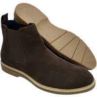LB COMFORT Men's Rufus Leather Boots in Brown | Size: 11
