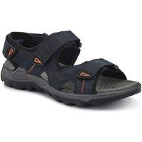 Pavers Men's Casual Dual Touch-Fasten Sandals in Navy | Size: 10