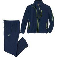 Atlas for Men Men's Fleece Tracksuit in Navy | Size: XL