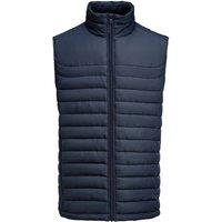 James Harvest Men's Arches Padded Gilet in Navy | Size: Medium