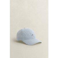 Gant Men's Seersucker Cap Vintage Blue