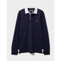 Crew Clothing Men's Feeder Stripe Rugby Navy | Size: Medium