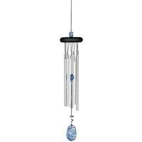 Woodstock Chimes Outdoor Lapis Chakra Wind Chime in Blue
