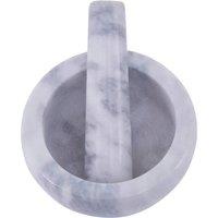 Orsina 200ml Grey Marble Mortar & Pestle, Durable Natural Stone Grinder For Kitchen Use