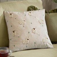 Wylder Ramble Sheep Tufted Cushion in Off-White | Size: 45 cm x 45 cm