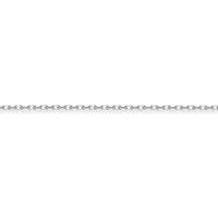 Jewelco London Sterling Silver 2mm Gauge Diamond-Cut Belcher Chain | Size: 16 inches