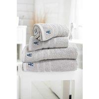 Lobster Creek Kaleidoscope 550gsm Combed Cotton Towels in Silver