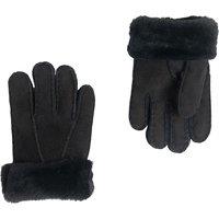 Nordvek Childrens Sheepskin Gloves in Black | Size: S/M