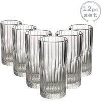 Duralex Manhattan Vintage Collins Glasses - 305ml - Pack of 12 in Clear