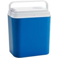 Harbour Housewares Electric Insulated Cool Box - 18L 12V - Outdoor Cool Food Drinks Fridge Freezer in Blue