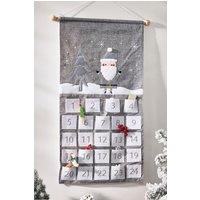 Dibor Luxury Grey Winter Trees Hanging Christmas Advent Calendar