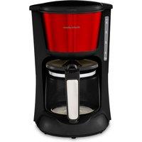 Morphy Richards Equip Filter Coffee Machine Cream in Red | Size: 1000ml