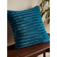 Catherine Lansfield 'Cosy Ribbed' Cushion in Teal | Size: 45 cm x 45 cm
