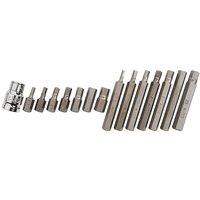 Bluespot Tools Hex Bit Set, 15 Piece
