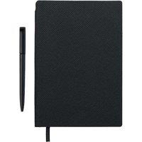 MidOcean Nota A5 Notebook with Pen in Black
