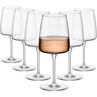 Bormioli Rocco Nexo Wine Glasses - 450ml - Pack of 6 in Clear