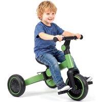 CASART 5-In-1 Toddler Bike Kids Balance Bike Foldable Ride on Tricycle in Green