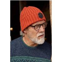 Weird Fish Men's Monreith Beanie in Orange