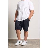 BadRhino Men's Elasticated Jogger Shorts in Dark Navy | Size: 2XL
