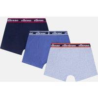 Ellesse Men's 3 Pack Boxers in Navy | Size: Large