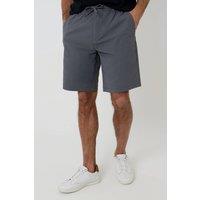Threadbare Men's Elasticated Waist Stretch Chino Shorts in Charcoal | Size: 32R