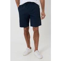 Threadbare Men's Elasticated Waist Stretch Chino Shorts in Navy | Size: 34R