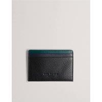 Ted Baker Men's Grayton Stripe Leather Cardholder Black