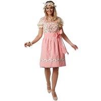 tectake Women's Herrenchiemsee Mini Dirndl Model 1 in Rose | Size: XL