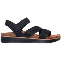 Skechers Women's LIFTED COMFORT Adjustable Open Toe Sandal Black | Size: 3