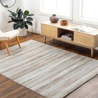 Livabliss Roma-Modern Brown Grey Green Living Dining Bedroom Rug | Size: 160 cm x 215 cm