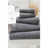 The Lyndon Company Luxury Premium Heavy Quality Egyptian Spa Super Soft Bathroom Towels in Charcoal | Size: Bath Sheet