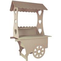 Monstershop KuKoo Candy Cart Wedding Sweet Stall in Natural