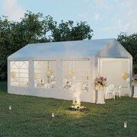 OUTSUNNY 6m x 3m Heavy Duty Carport Outdoor Car Canopy Shelter Party Tent in White
